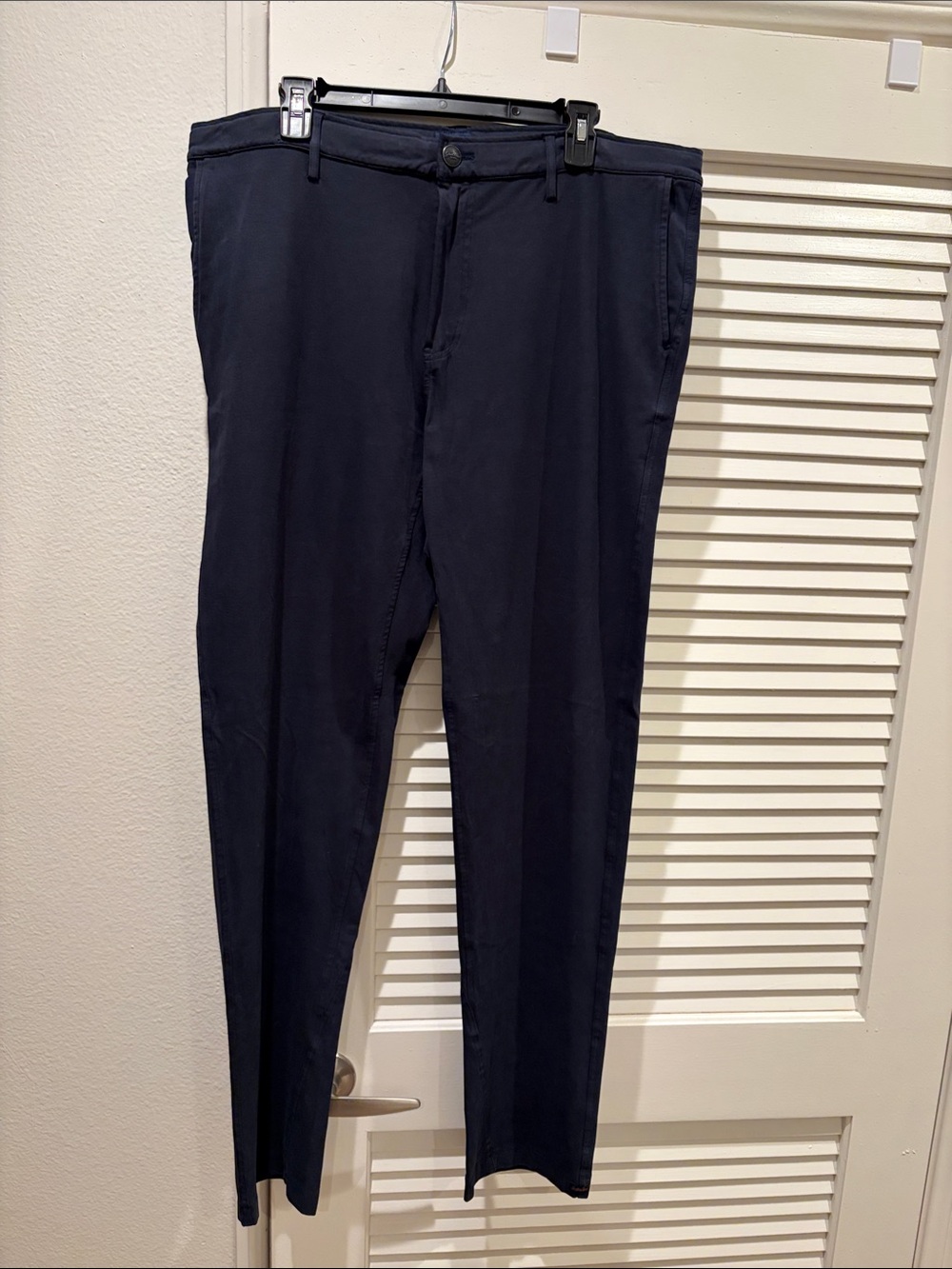 Men's Soft Stretch Pants in Navy Blue